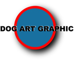 dog art button