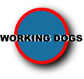 working dogs button