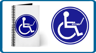laptop, paraplegic, acces, working, disabled
