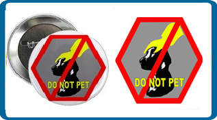 do not pet logo