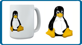 linux, tux, kontra, sit, big, debian, os, 